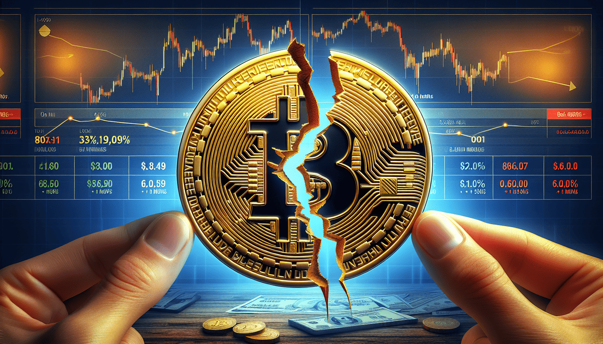 Bitcoin declanșează lichidări de 661 milioane de dolari după ce a scăzut sub 77.000 de dolari
