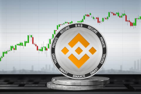 BNBUSDT s-a apreciat de 100 de ori. Binance listează acțiuni Tesla
