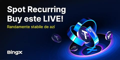 BingX introduce Recurring Buy, soluția care îi ajută pe utilizatori să gestioneze inteligent volatilitatea pieței crypto