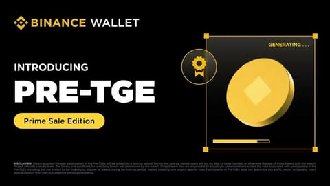 La nouvelle vente pré-TGE de Binance Wallet vous permet d’acheter avant tout le monde.
