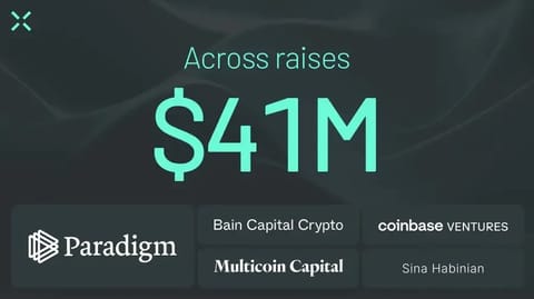 Across Protocol Raised $41M in ACX Sale Led by Paradigm, Boosting ERC-7683 Standard Adoption