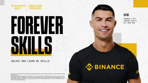 Binance Partners with Cristiano Ronaldo for "ForeverSkills" NFT Collection