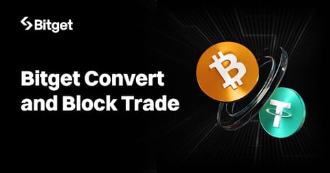 Bitget Upgrades Convert Feature with Block Trade Support for Smoother Crypto Swaps