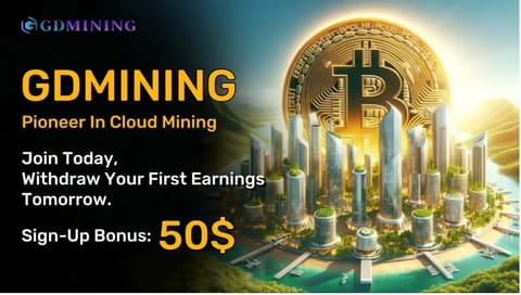 GDMining provides free cloud mining, allowing everyone to earn money through Bitcoin mining