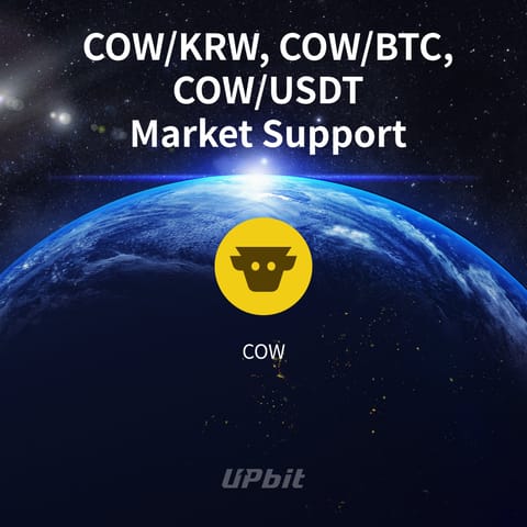 Upbit de Corée du Sud listera COW aujourd'hui