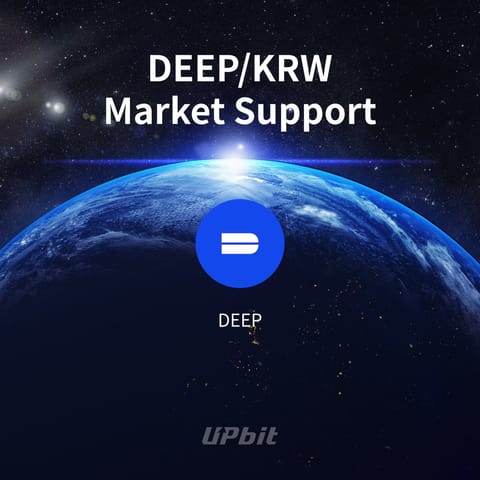 La bourse crypto sud-coréenne Upbit a listé la paire DeepBook (DEEP)/KRW