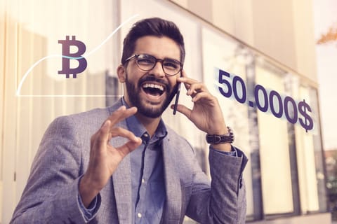 Bitcoin tranzacționează $50,000 după mai bine de o lună, mulțumită volatilității ridicate