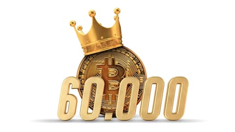 Bitcoin consolidează la $60,000. Nivelul crucial de support e pus la încercare de vânzători