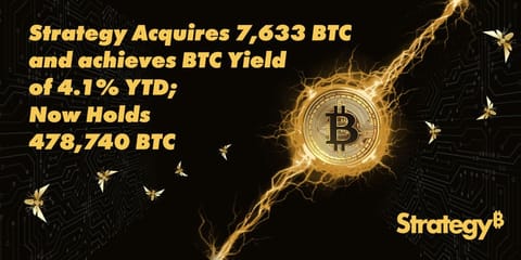 Strategy₿ achète plus de $742 millions en Bitcoin