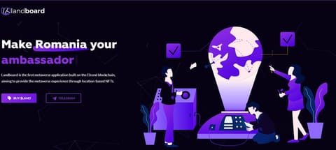 Landboard, prima aplicație construită pe blockchain-ul Elrond prin care poți cumpăra teren virtual în Metaverse