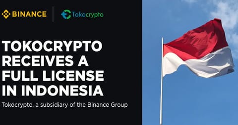 Binance Subsidiary Tokocrypto Receives Full License in Indonesia
