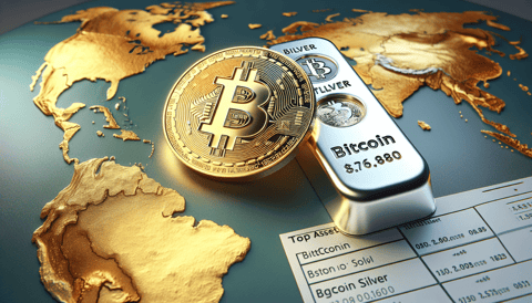 Bitcoin Climbs Ranks, Outshines Silver as Eighth Largest Market Cap Asset