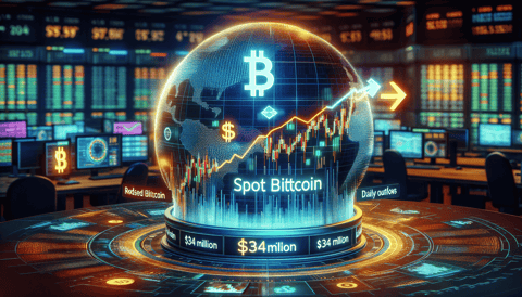 Bitcoin ETFs Witness Decrease in Daily Outflows: Total Hits $34 Million