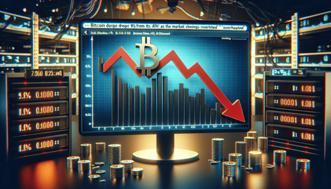 Bitcoin Plummets 9%, Indicating Possible Overheating in the Cryptocurrency Market