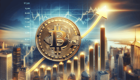 Bitcoin Surges Above $71,000, Setting New Record Highs
