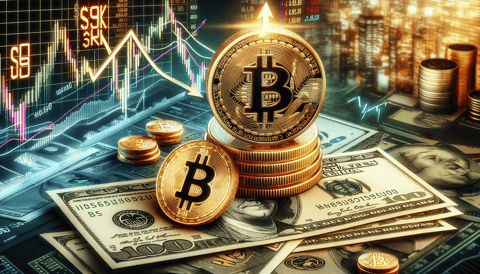 Bitcoin Targets $69K High as Positive US Economic Outlook Weakens Dollar