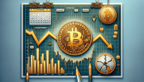 Bitcoin's Course Correction Expected Ahead of Looming Halving in 5 Weeks