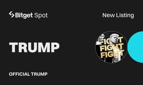 Bitget va lista tokenul meme oficial TRUMP pentru tranzacționare spot