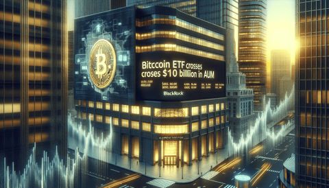 BlackRock's Bitcoin ETF Surpasses $10 Billion in Assets Under Management