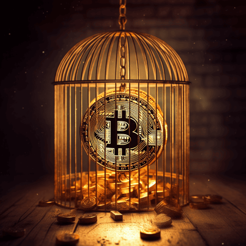 Bitcoin's price trapped in a narrow range amid record-low volatility