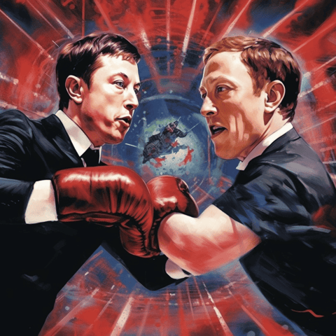 Elon Musk and Zuckerberg prepare for an MMA fight