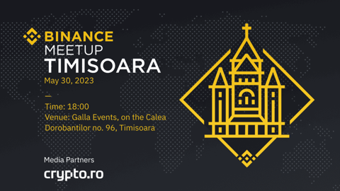 Crypto.ro and Binance announce the third Binance Meetup in Romania, taking place in Timisoara
