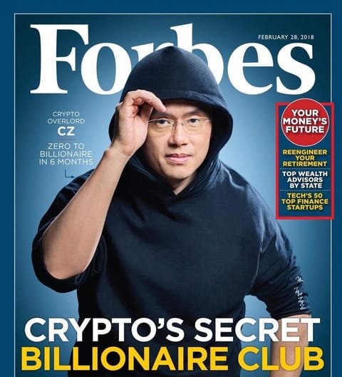 Binance a achiziționat o cotă parte din Forbes în valoare de 200 milioane de dolari