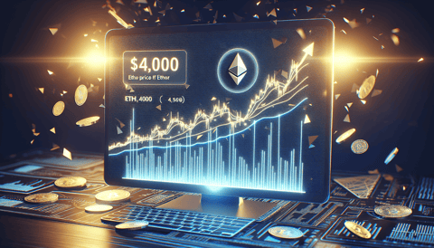 Ether's Soaring Value: Crosses $4,000 Mark After a Two-Year Hiatus
