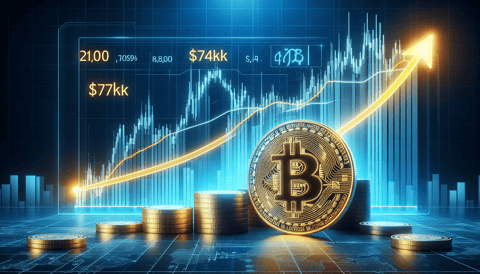 Expert Analysis Predicts Bitcoin May Surge to $74K Amidst 7.5% Gains Trend
