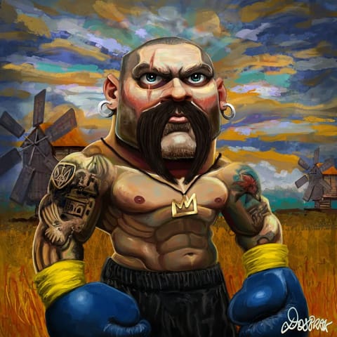 Campionul mondial la box creează propria colecție de NFT-uri - pentru a ajuta Ucraina