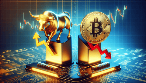 Gold Reaches Peak: Bitcoin Lags Behind in Unprecedented Highs