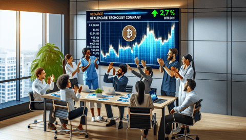 Healthcare Tech Stocks Skyrocket Following Announcement of Bitcoin Investment Plans