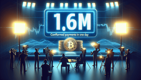 Historic Milestone: Bitcoin Handles Record 1.6M Confirmed Transactions in a Single Day