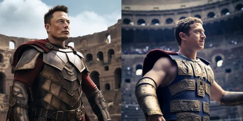 Elon Musk and Mark Zuckerberg to host epic ancient Rome-styled duel