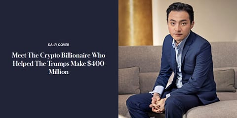 Justin Sun de Tron présenté dans Forbes comme le « milliardaire crypto qui a aidé la famille Trump à gagner $400 millions »