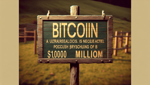 Million Dollar Sale: 'Buy Bitcoin' Sign from Janet Yellen's 2017 Talk Snapped Up
