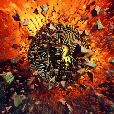 Bitcoin scade cu 8%, dar nu din cauza SpaceX