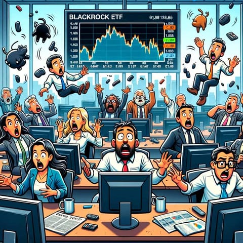 Traderii reacționează impulsiv la listarea ETF-ului BlackRock pe site-ul web DTCC
