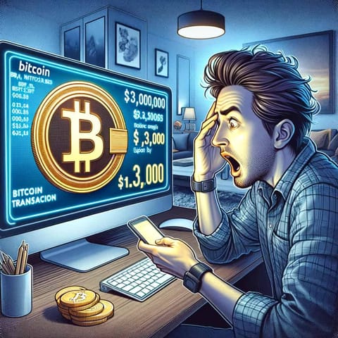 Bitcoin user accidentally pays record $3.1 million fee in a single transaction