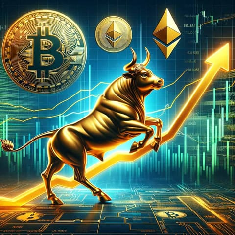Bitcoin breaches $42,000, Ether tops $2,200, market sentiment bullish