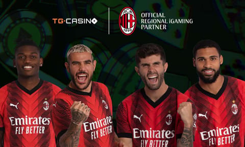 Noul cazino crypto TG.Casino devine partener regional de iGaming al AC Milan