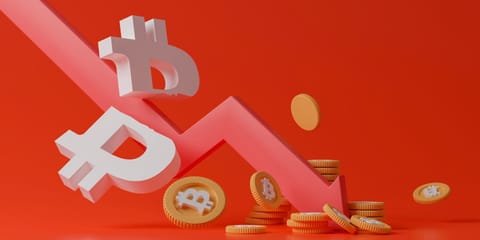 Prețul Bitcoin scade cu 13% sub recordul anterior pe fondul incertitudinii pieței