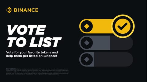 Binance introduce un sistem de vot pentru listarea tokenurilor