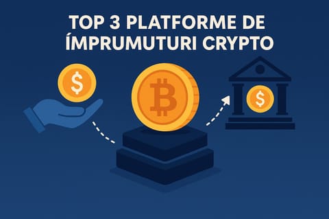 Top 3 platforme de împrumuturi crypto în 2025