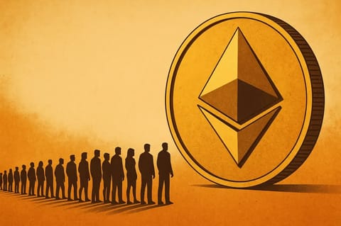 Ethereum affronta la più grande uscita di validatori nella storia, con 5 miliardi di dollari in attesa di prelievo.