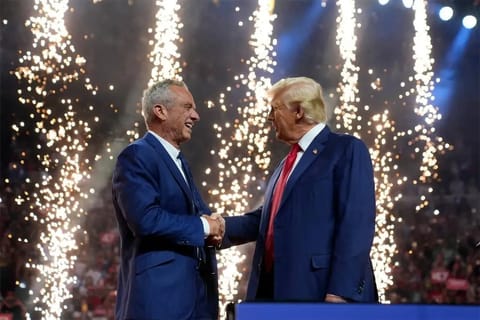 RFK Jr. se alătură lui Donald Trump pentru un discurs istoric