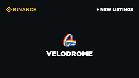 Binance va lister Velodrome avec Seed Tag appliquée