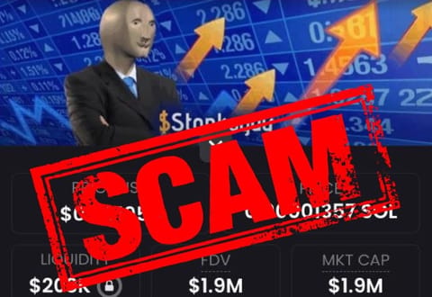 La communauté STOKNS a été avertie d'un faux token sur Solana