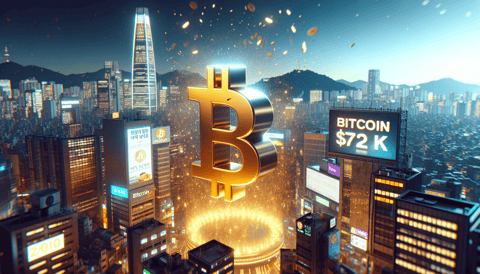 South Korea Sees Bitcoin Soar to $72K Amid Resurgence of 'Kimchi Premium'