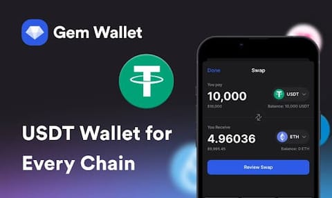 Gem Wallet Adds Cross-Chain USDT Support with Integrated Swaps, Bridges, and Scam Protection